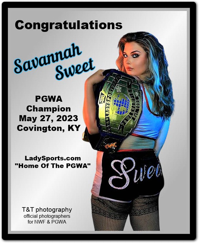 Savannah Sweet PGWA Champ May 27 2023