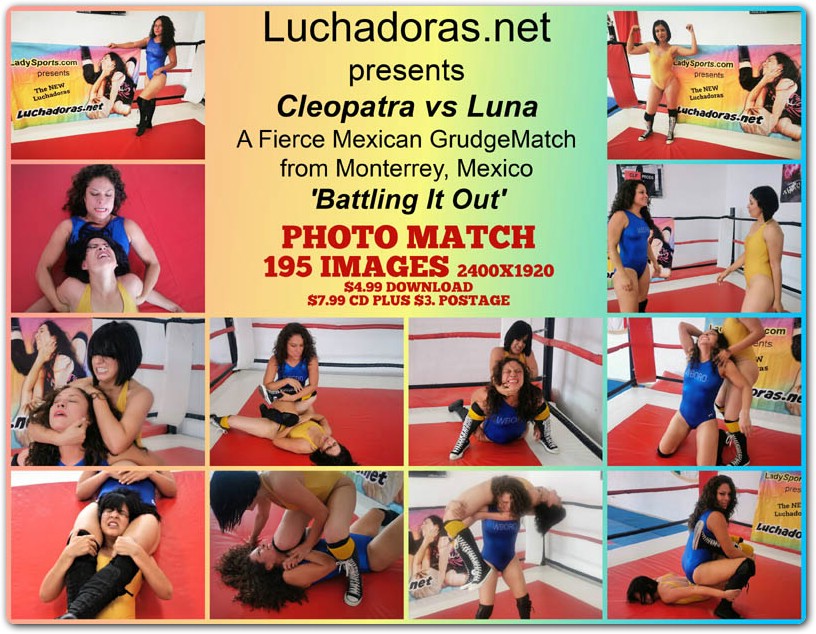 Cleopatra vs Luna 195 wrestling photos