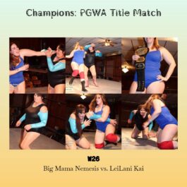 Champions: PGWA Title Match Promo